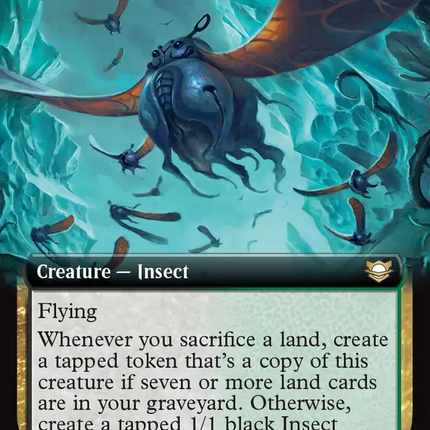 Scouring Swarm (Extended Art) [Edge of Eternities Commander]