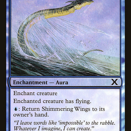 Shimmering Wings (Premium Foil) [Tenth Edition]