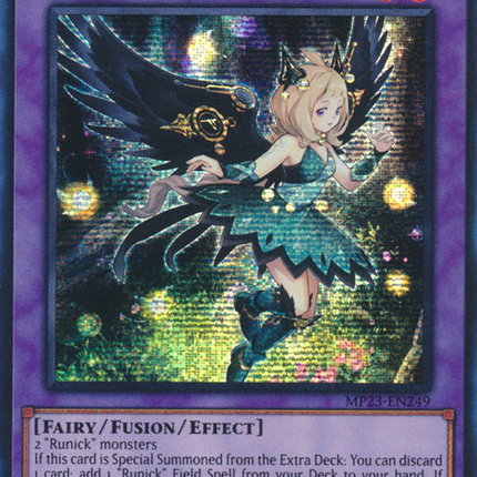 Hugin the Runick Wings [MP23-EN249] Prismatic Secret Rare