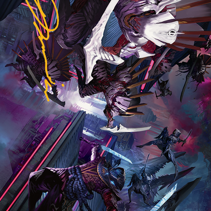 Invasion of Kamigawa Art Card (Gold-Stamped Signature) [March of the Machine Art Series]