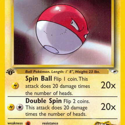 Lt. Surge's Voltorb (84/132) [Gym Heroes 1st Edition]