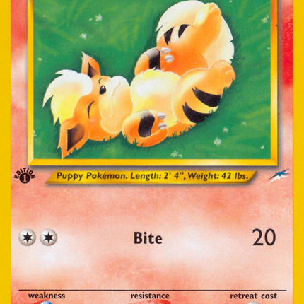 Growlithe (68/105) [Neo Destiny 1st Edition]