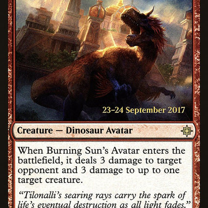 Burning Sun's Avatar [Ixalan Prerelease Promos]