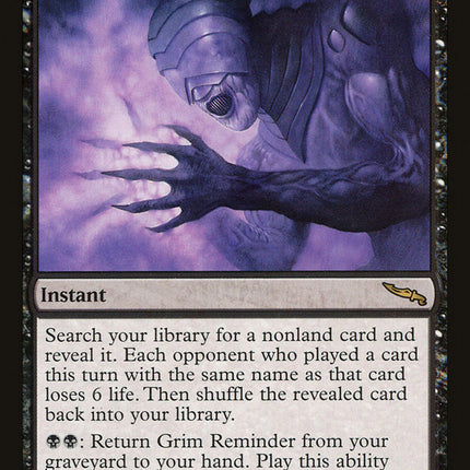 Grim Reminder [Mirrodin]
