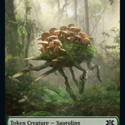 Saproling // Phyrexian Golem Double-Sided Token [Double Masters 2022 Tokens]