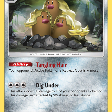 Alolan Dugtrio (87/149) [Sun & Moon: Base Set]