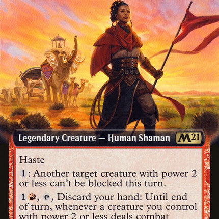 Subira, Tulzidi Caravanner (Extended Art) [Core Set 2021]