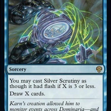 Silver Scrutiny (Promo Pack) [Dominaria United Promos]