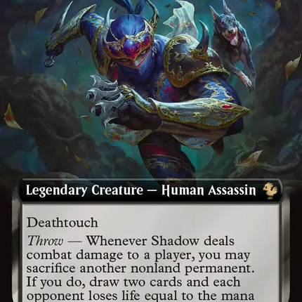 Shadow, Mysterious Assassin (Extended Art) [FINAL FANTASY Commander]