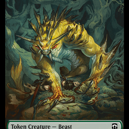 Beast (0015) // Insect (0025) Double-Sided Token [Modern Horizons 3 Commander Tokens]