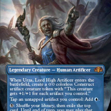 Urza, Lord High Artificer (Borderless Alternate Art) [Dominaria Remastered]