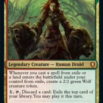 Faldorn, Dread Wolf Herald [Commander Legends: Battle for Baldur's Gate]