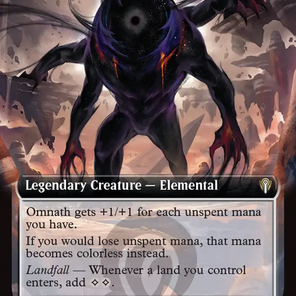 Omnath, Locus of the Void (Extended Art) [Reality Fracture Commander]