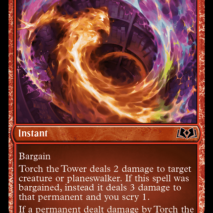 Torch the Tower (Promo Pack) [Wilds of Eldraine Promos]