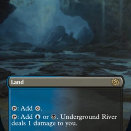 Underground River (Borderless Alternate Art) [The Brothers' War]