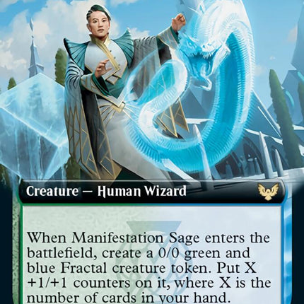 Manifestation Sage (Extended Art) [Strixhaven: School of Mages]