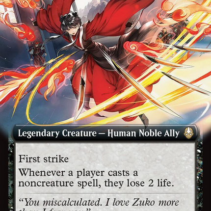 Mai, Scornful Striker (Extended Art) [Avatar: The Last Airbender]
