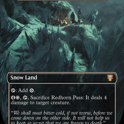 Redhorn Pass - Mouth of Ronom (Surge Foil Realms and Relics) [The Lord of the Rings: Tales of Middle-Earth Commander]