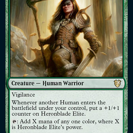 Heronblade Elite [Innistrad: Midnight Hunt Commander]