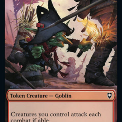 Pirate // Goblin Double-Sided Token [Commander Legends: Battle for Baldur's Gate Tokens]