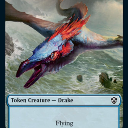 Drake // Elemental (002) Double-Sided Token [Commander 2021 Tokens]
