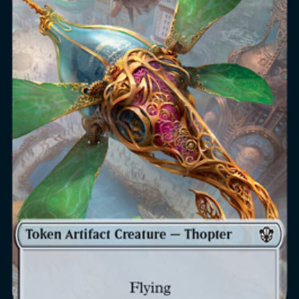 Golem (026) // Thopter Double-Sided Token [Commander 2021 Tokens]