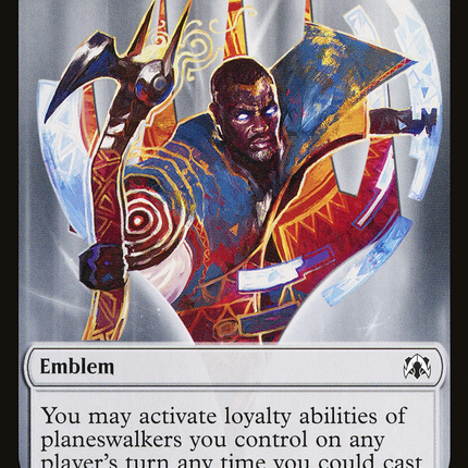 First Mate Ragavan // Teferi's Talent Emblem Double-Sided Token [March of the Machine Commander Tokens]