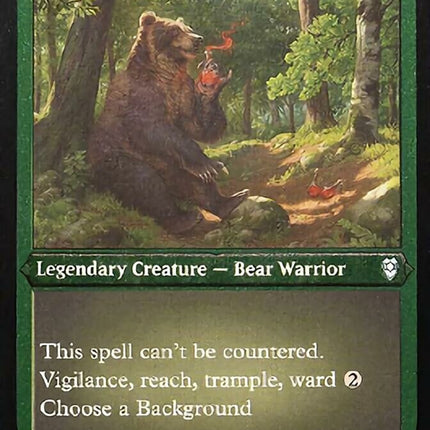 Wilson, Refined Grizzly (Foil Etched) [Commander Legends: Battle for Baldur's Gate]