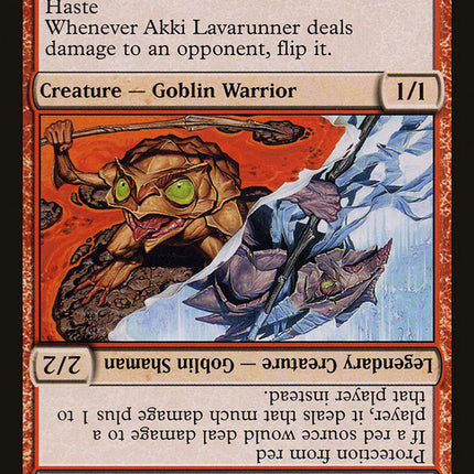 Akki Lavarunner // Tok-Tok, Volcano Born [Champions of Kamigawa]