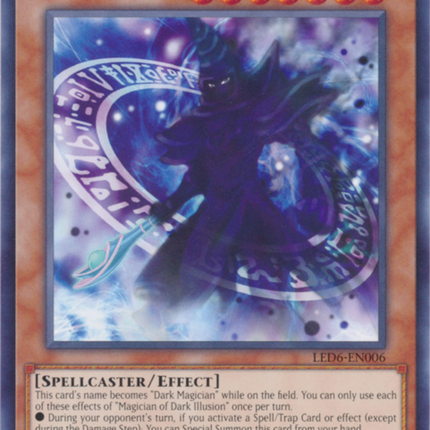 Magician of Dark Illusion [LED6-EN006] Rare