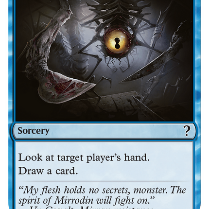 Gitaxian Probe (White Border) [Mystery Booster 2]