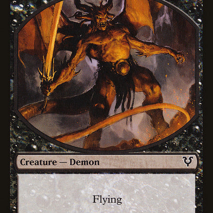 Angel // Demon Double-Sided Token (Oversized) [Open the Helvault]