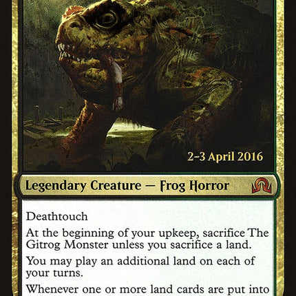 The Gitrog Monster [Shadows over Innistrad Prerelease Promos]