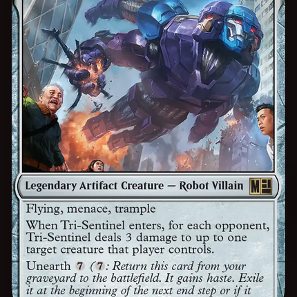 Tri-Sentinel, Act of Vengeance (Surge Foil) [Marvel Super Heroes Commander]
