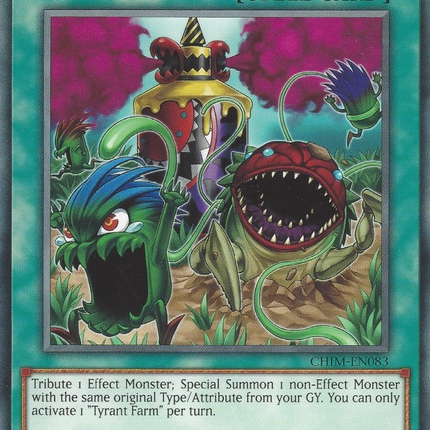 Tyrant Farm [CHIM-EN083] Rare