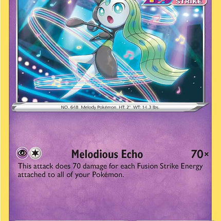 Meloetta (124/264) [Sword & Shield: Fusion Strike]