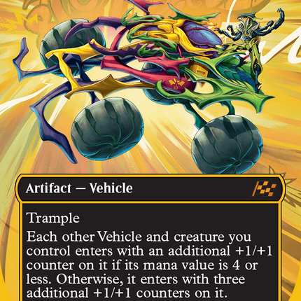 Thunderous Velocipede (Borderless) (First-Place Foil) [Aetherdrift]