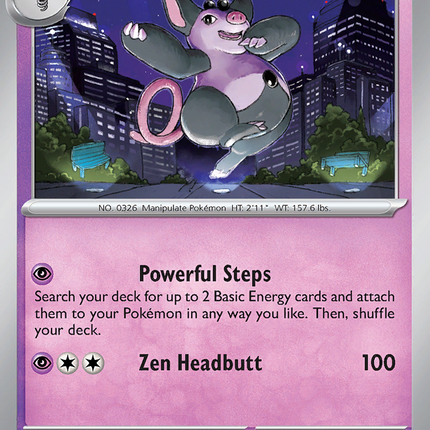 Grumpig (091/197) [Scarlet & Violet: Obsidian Flames]