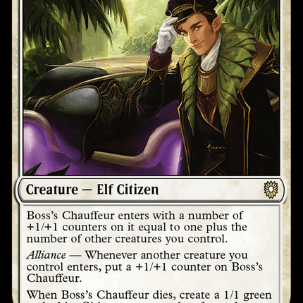 Boss's Chauffeur [Bloomburrow Commander]