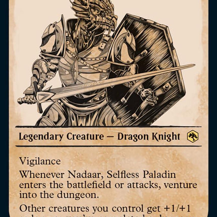 Nadaar, Selfless Paladin (Showcase) [Dungeons & Dragons: Adventures in the Forgotten Realms]