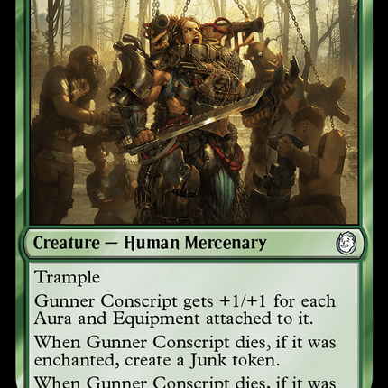 Gunner Conscript (Surge Foil) [Fallout]