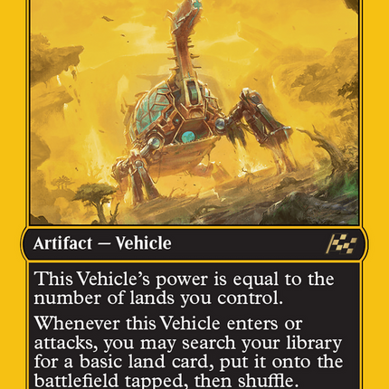Lumbering Worldwagon (First-Place Foil) [Aetherdrift]