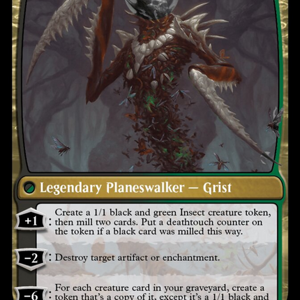 Grist, Voracious Larva // Grist, the Plague Swarm [Modern Horizons 3]