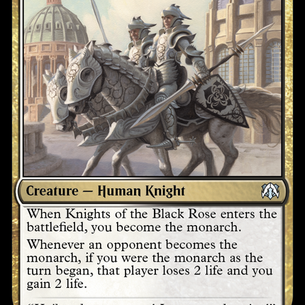 Knights of the Black Rose [March of the Machine Commander]