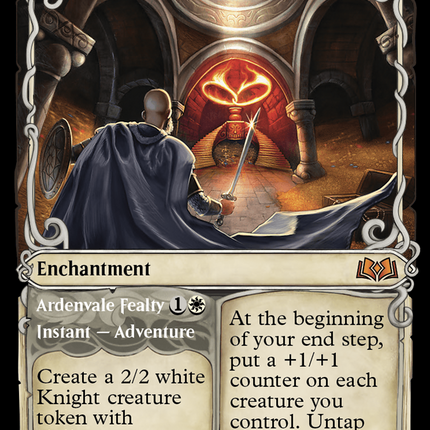 Virtue of Loyalty // Ardvenvale Fealty (Showcase) [Wilds of Eldraine]