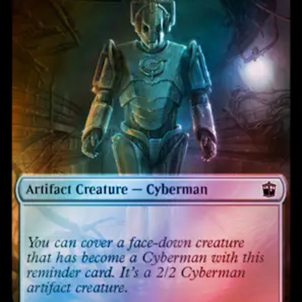 Dalek // Cyberman Double-Sided Token (Surge Foil) [Doctor Who Tokens]