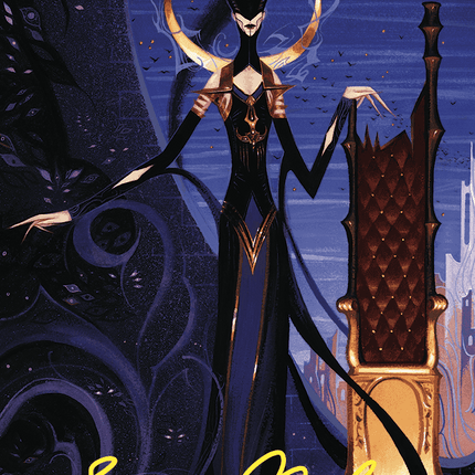 Ashiok, Wicked Manipulator Art Card (57/81) (Gold-Stamped Signature) [Wilds of Eldraine Art Series]