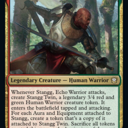 Stangg, Echo Warrior [Dominaria United Commander]