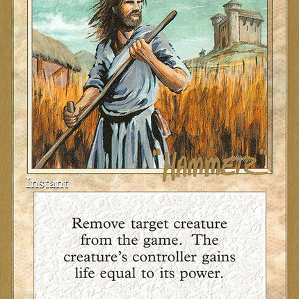 Swords to Plowshares (Shawn "Hammer" Regnier) [Pro Tour Collector Set]