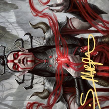 Malakir Blood-Priest Art Card (Gold-Stamped Signature) [Zendikar Rising Art Series]